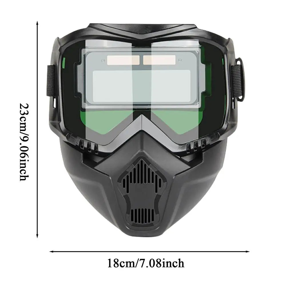 Head-mounted Professional Automatic Welding Mask Goggles Light Filter Anti-glare Welding Helmet Equipment Protective Mask