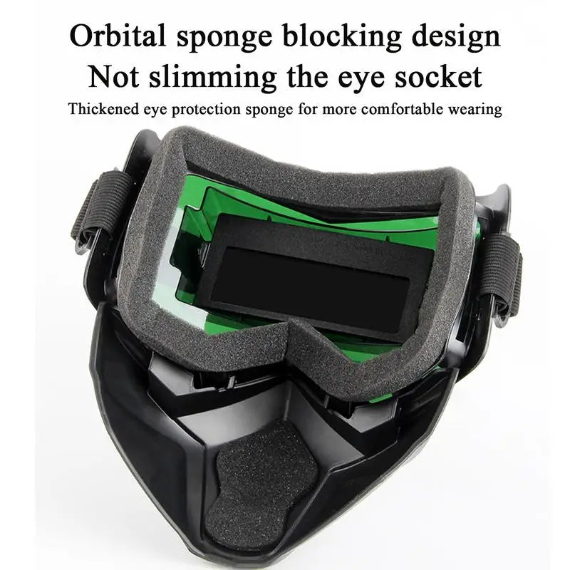 Head-mounted Professional Automatic Welding Mask Goggles Light Filter Anti-glare Welding Helmet Equipment Protective Mask