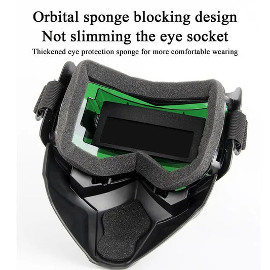 Head-mounted Professional Automatic Welding Mask Goggles Light Filter Anti-glare Welding Helmet Equipment Protective Mask